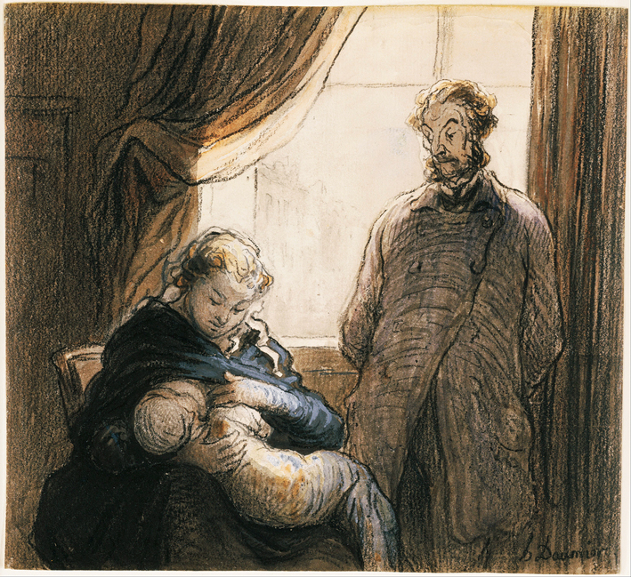  奥诺雷·杜米埃 Honore Daumier ——家庭